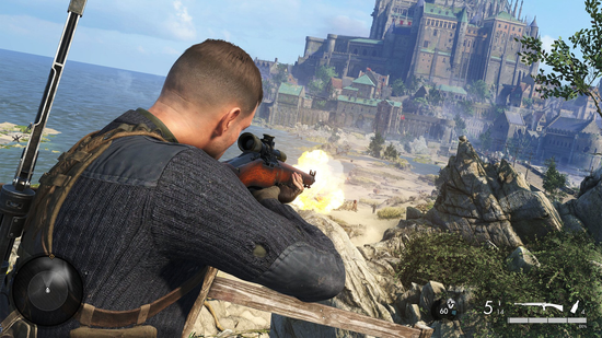 Игра Sniper Elite 5 (Б/У) (PS5, русские субтитры)