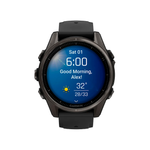 Умные часы Garmin Fenix 8, 43мм, Amoled Sapphire Carbon Gray DLC Titanium Black / Pebble Gray (010-02903-21)