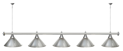 Лампа STARTBILLIARDS 5 пл. (плафоны золотые,штанга золотая,фурнитура золото)