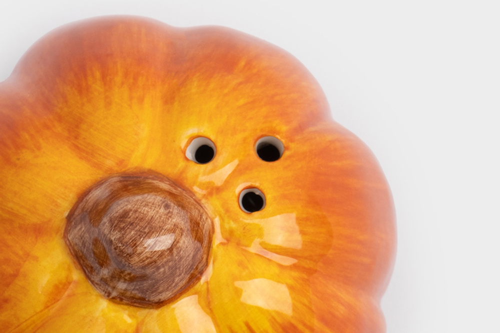 Емкость для соли или перца 7см Anna Lafarg Bright pumpkin Тыква оранжевая