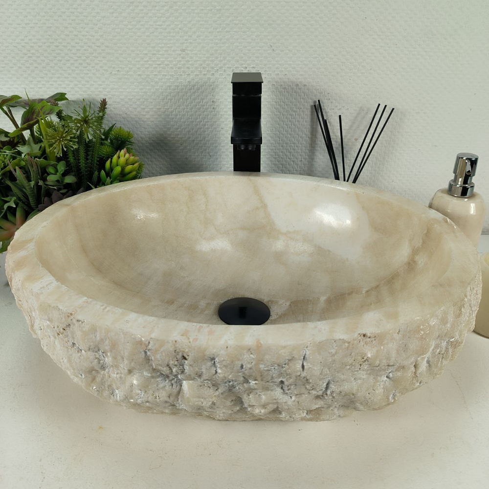 Раковина из оникса Erozy White EO-64402 51*43*15 0168