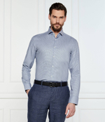 Рубашка H-HANK-spread-C1-222 BOSS BLACK - голубой(50539081)