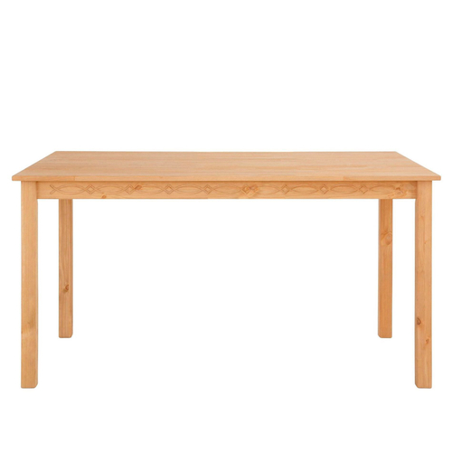 Обеденная группа стол и 6 стульев Индра из натурального дерева, бейц/масло