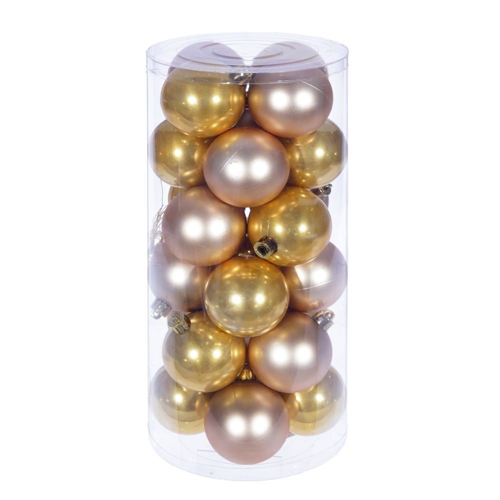 GAEM Набор из 24шт Украшение новогоднее "Шар", D 6 см, L6 W6 H7 см