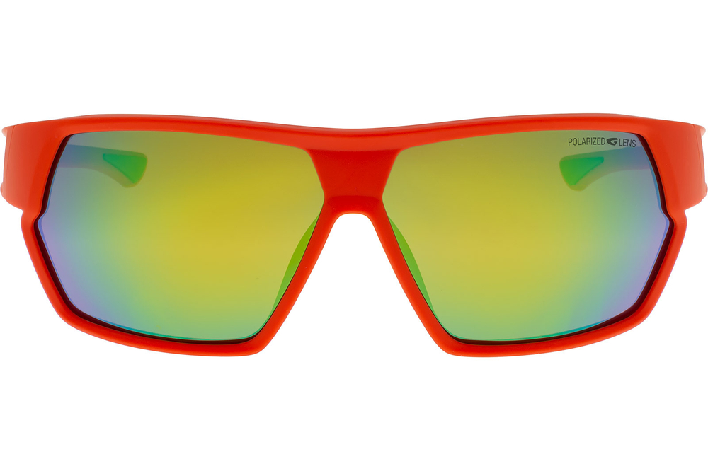 Спортивные очки GOG G1 / Matt Neon Orange-Green / Polarized Green Lens