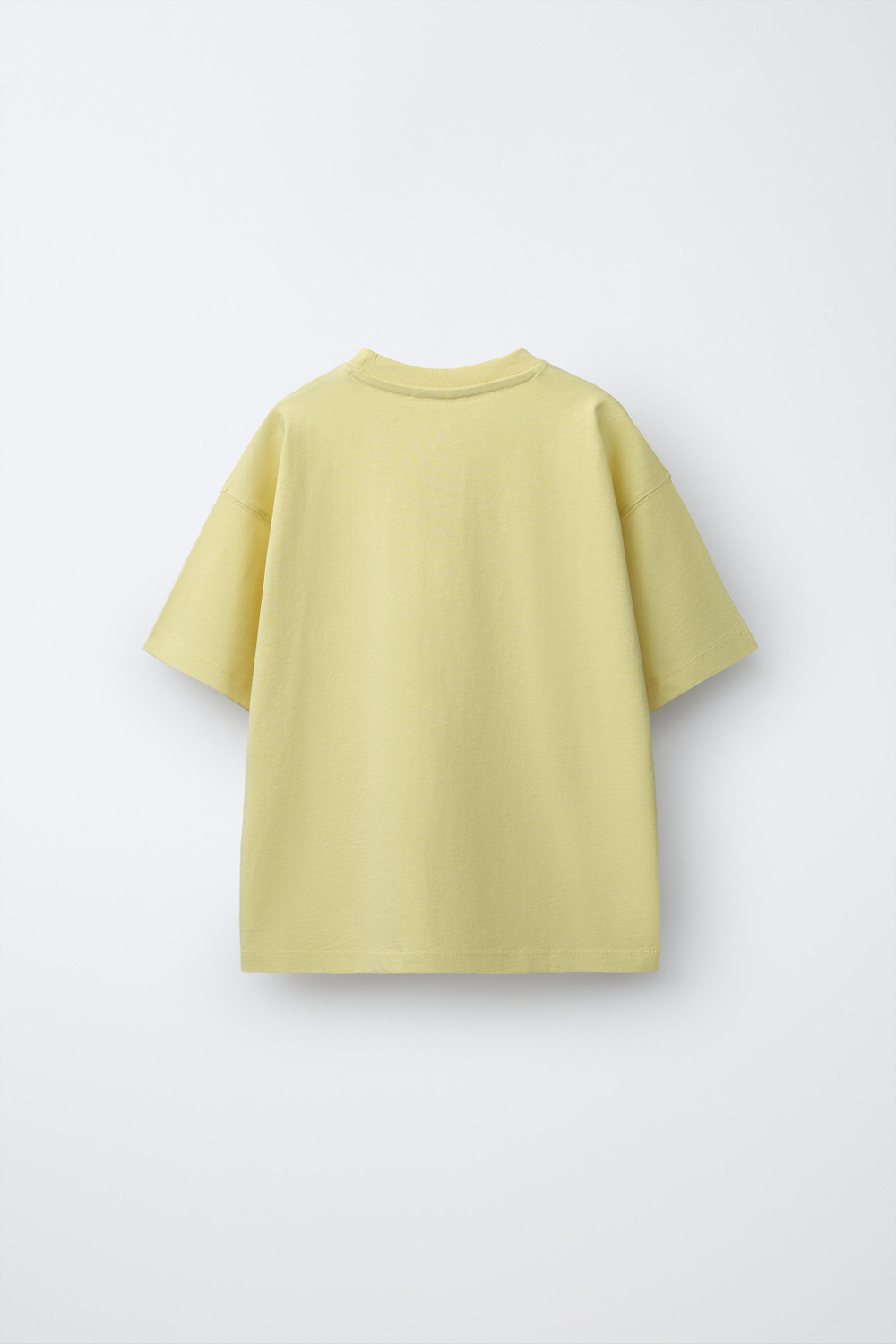 ZARA НАБОР ИЗ ТРЕХ ОДНОТОННЫХ ФУТБОЛОК, МОРСКОЙ СИНИЙ