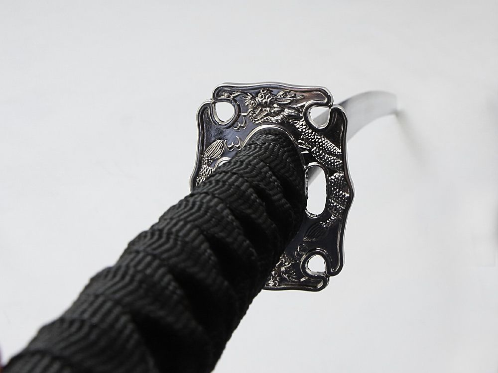 Armas Del Mundo Меч самурайский. Ножны черные, цуба серебро