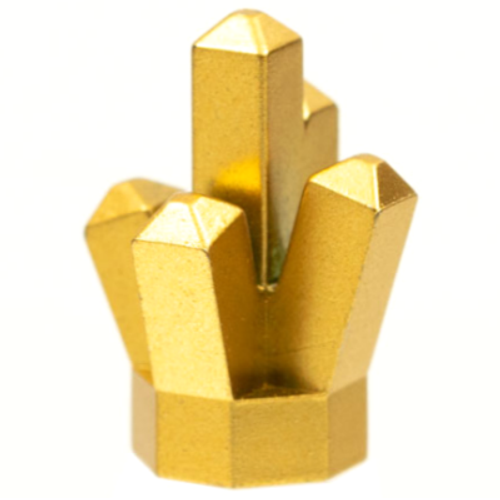 Камень кристалл 52 Metallic Gold