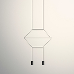 Подвесной дизайнерский светильник  Wireflow 0320 2D by Vibia