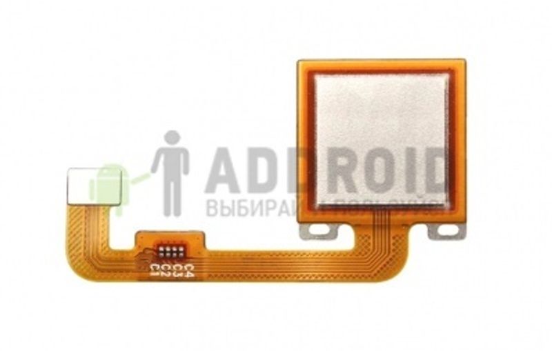 Шлейф для Xiaomi Note 4X со сканером отпечатка пальца (золотой)