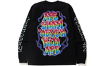 A Bathing Ape X Readymade Spray Wide L S Tee