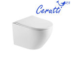 Унитаз SELLA Aria подвесной безободковый Ceruttispa CT7183 (490х360х325)