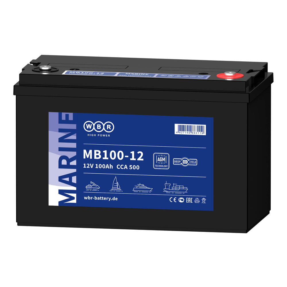 Аккумулятор WBR MB 100-12 (AGM)