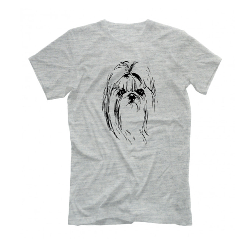 Футболка "Ши-тцу - портрет"