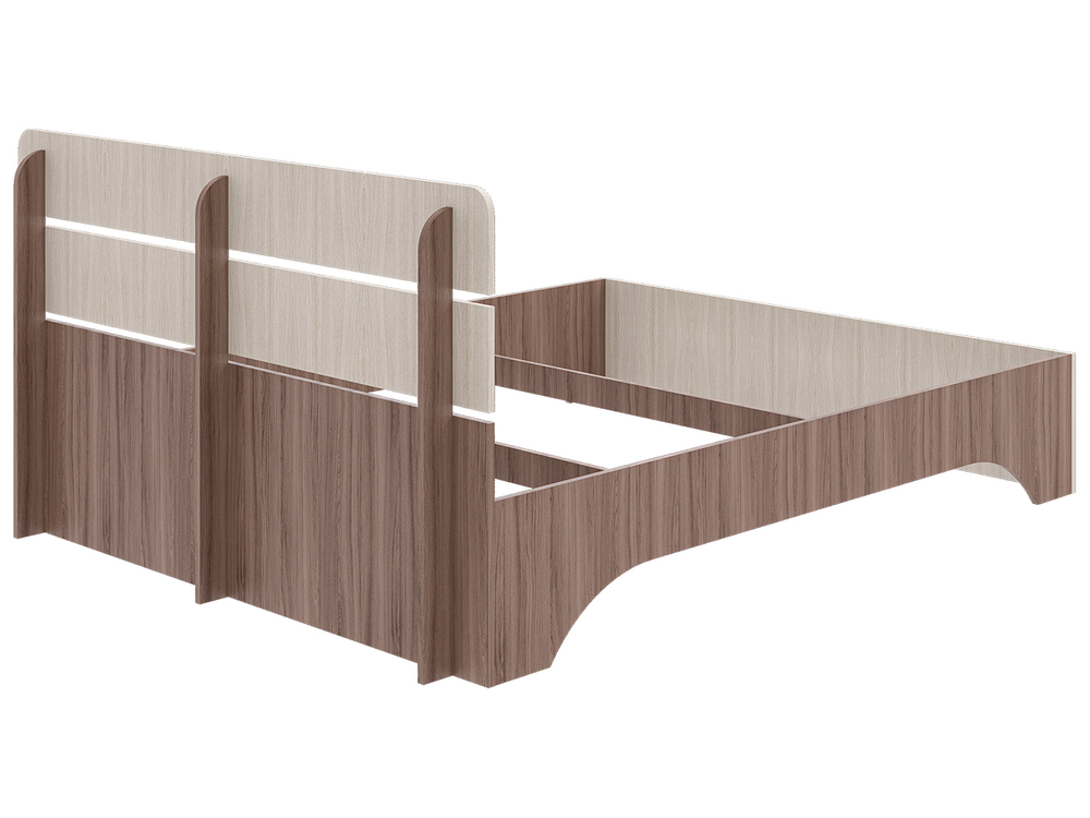 Кровать Джулия, спальное место 160х200, без основания Венге/Молоко