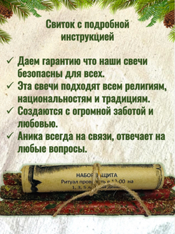 Набор свечей "Защита"