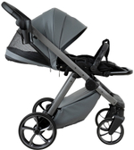 Детская коляска Pituso Sole Leather 2 в 1 PMPL/04 Grey