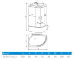 Душевая кабина Comfort ER 3512TPL-C3