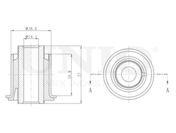 Сайлентблок передний переднего нижнего рычага UNIO RMP-20372