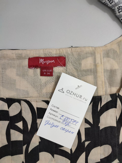 Платье Monsoon с черным узором 42 размер