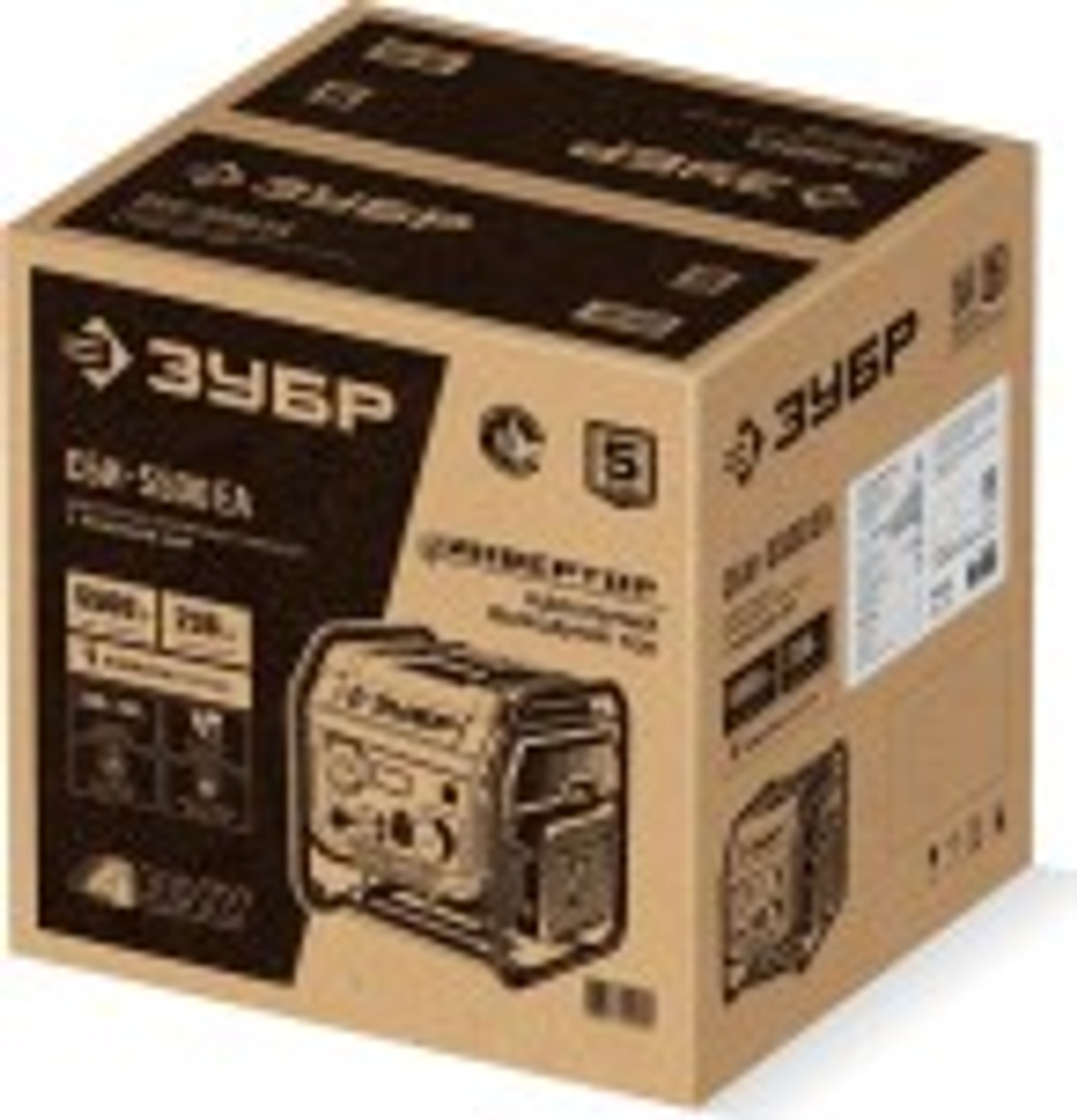 Генератор бензиновый ЗУБР СБИ-5500ЕА инверторный