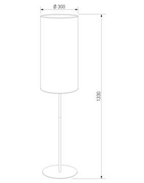 Торшер 1*E27 a072562 16196 бежевый Fieno Sabia TK Lighting