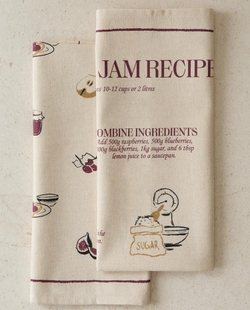 ZARA HOME НАБОР КУХОННЫХ ПОЛОТЕНЕЦ (НАБОР ИЗ 2 ШТ.), КОРИЧНЕВЫЙ