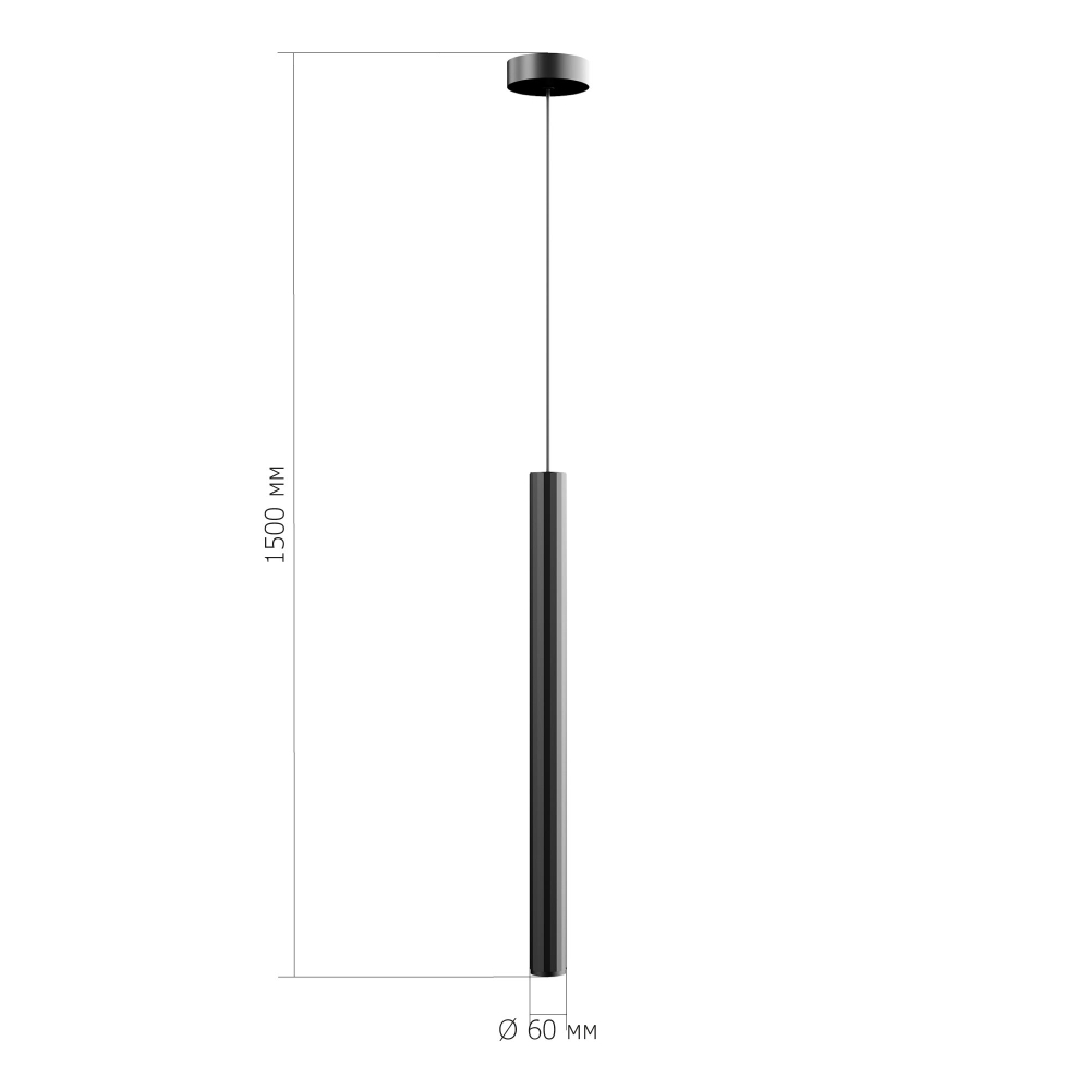 SL6210.403.01 Светильник подвесной ST-Luce Черный/Черный, Золотистый LED 1*7W 3000K LILT