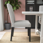 Стул - BERGMUND IKEA/ БЕРГМУНД ИКЕА, 95х52х59 см, светло-серый