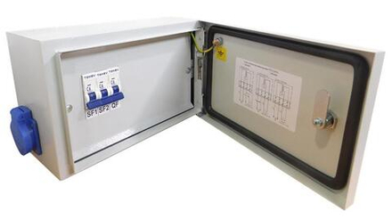 Ящик с понижающим трансформатором ЯТП 0.25 230/24 (3 авт. выкл.) IP54 TOKOV ELECTRIC TKE-TT13-24-250-54
