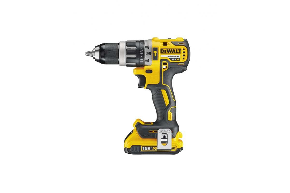 Бесщеточная ударная дрель-шуруповерт DEWALT DCD796D2, 0-550/2000 об/мин, 1.6 кг