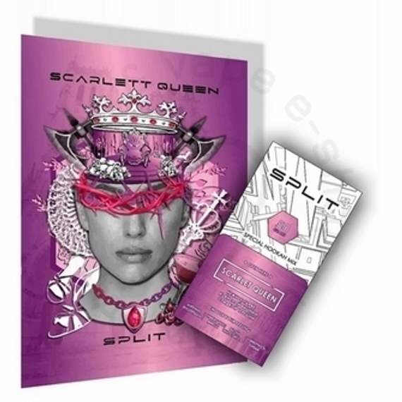 Кальянная смесь на основе чайного листа «SPLIT», вкус &quot;Scarlet Queen&quot;, 50г (М)