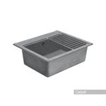 Кухонная мойка AQUATON Делия 60 Серый