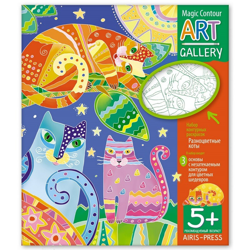 Набор контурных раскрасок в ас-те ART Gallery Magic Contour