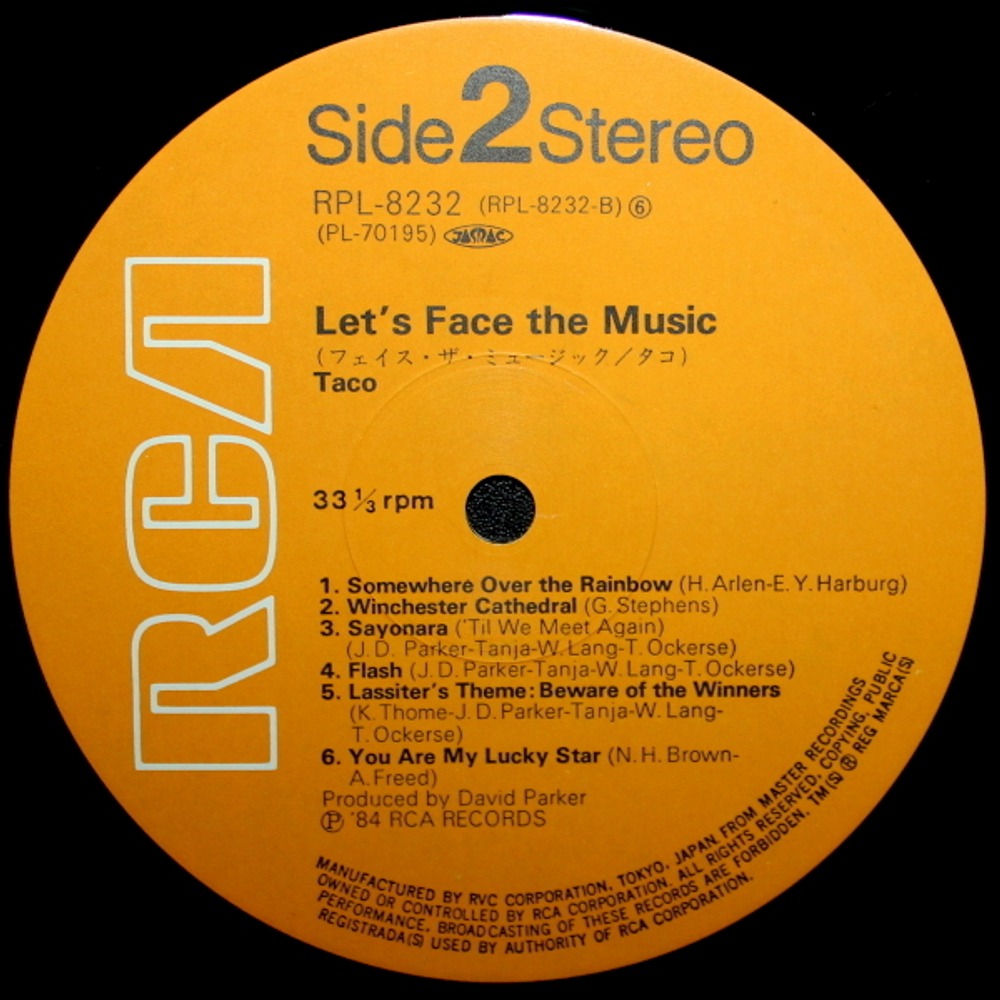Taco / Let's Face The Music (LP)