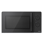 Микроволновая печь CENTEK CT-1552 BLACK V - 20 л, мех. управление, подсветка, таймер, 6 режимов приготовления мощность 700 Вт