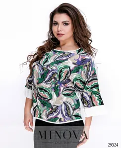 Блуза 010-молочный Minova