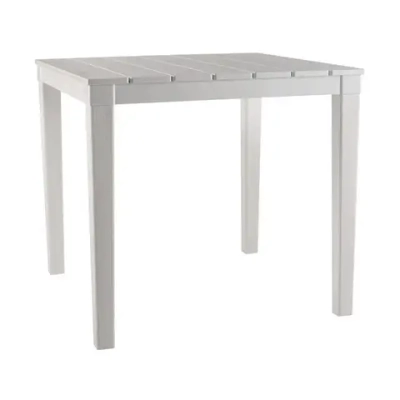 Стол Прованс квадратный 80см 4 ножки белый 800х800х715мм