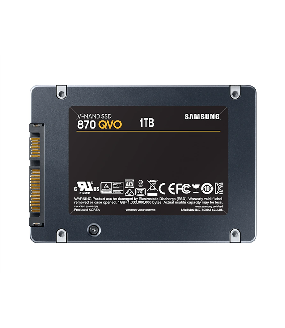 SSD 2.5" 1Tb (1000GB) Samsung SATA III 870 QVO (R560/W530MB/s) (MZ-77Q1T0BW) 1year