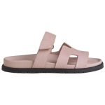 Hermes Chypre simple fashion one-word slippers women's pink, H222297Z 27