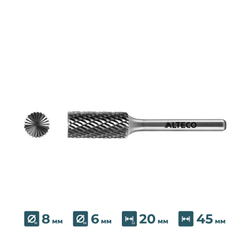 Борфреза по металлу ALTECO B 0820/6 MX