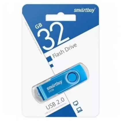 32GB USB Smartbuy Twist Blue