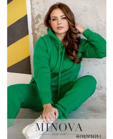 Костюм 8639-1-зеленый Minova Фото 2