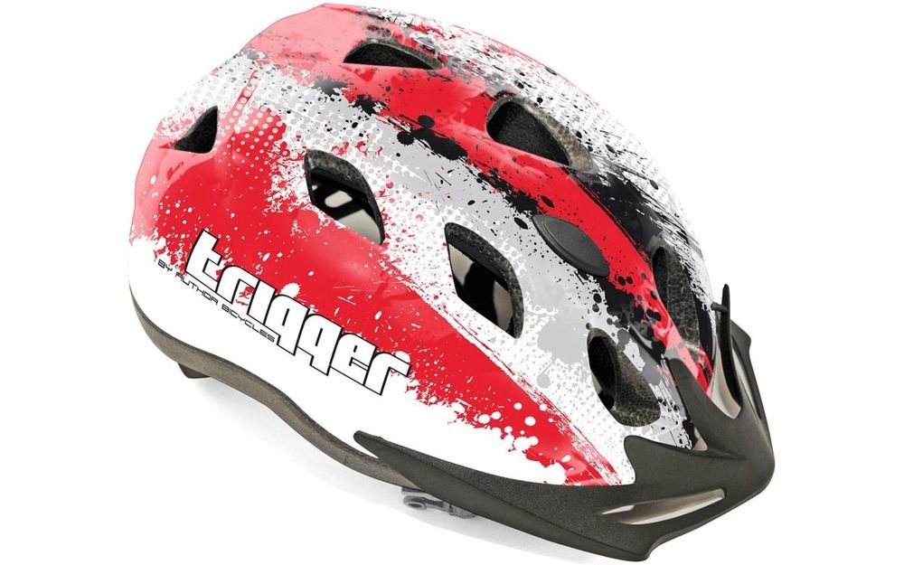 Шлем подростковый TRIGGER 153 RED INMOLD красно-белый р-р 54-58см AUTHOR
