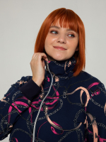 Толстовка К-184/синий-цепи