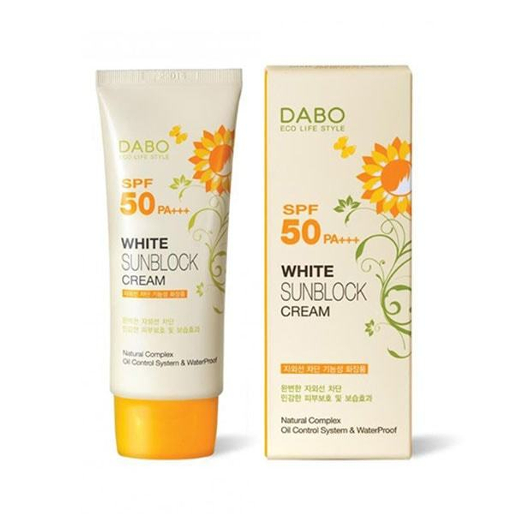 DABO. Солнцезащитный крем White Sunblock Cream SPF50/PA+++