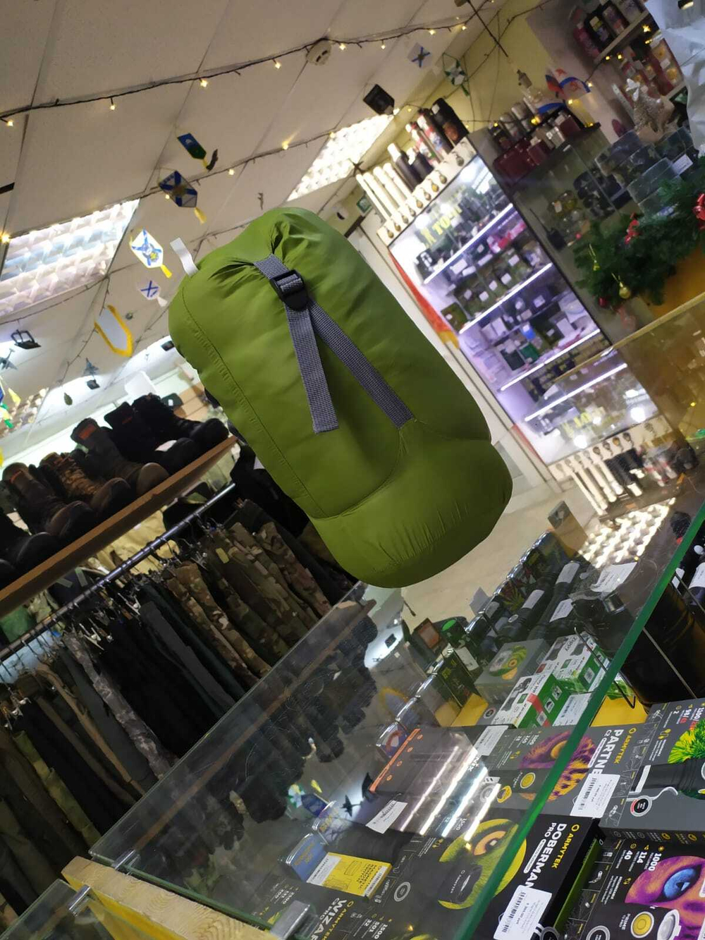 Спальник - пончо зеленый