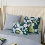 КПБ Делюкс Сатин 100% хлопок на резинке LR500, 2 спальный, наволочки 70-70 2 шт, простынь 160*200*25