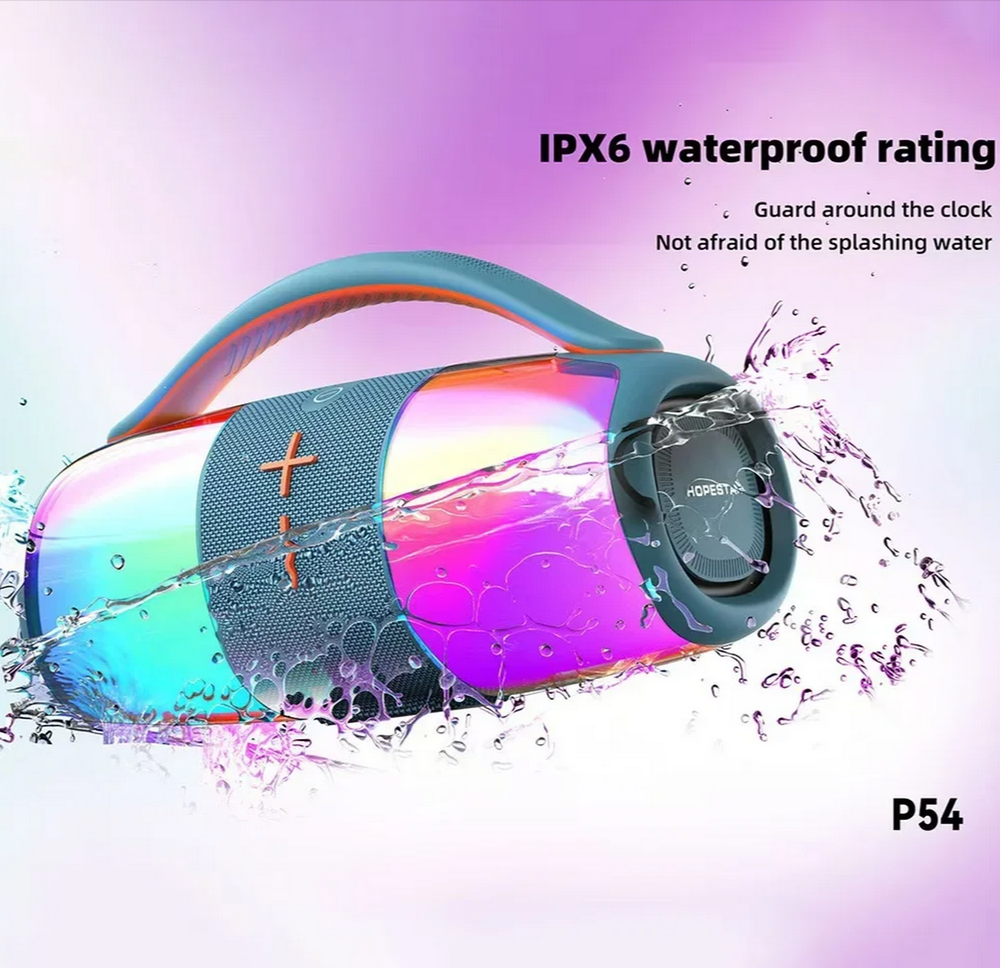 Беспроводная колонка Hopestar P54 Bass Boost Multicolor
