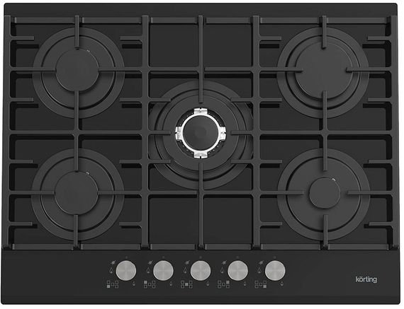 Газовая стеклянная варочная панель Korting HGG 7835 CTN